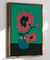 Quadro Vaso Floral Vermelho na internet