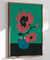 Quadro Vaso Floral Vermelho na internet