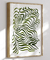 Quadro Zebra Oliva - comprar online