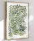 Quadro Zebra Oliva - comprar online