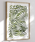 Quadro Zebra Oliva - comprar online