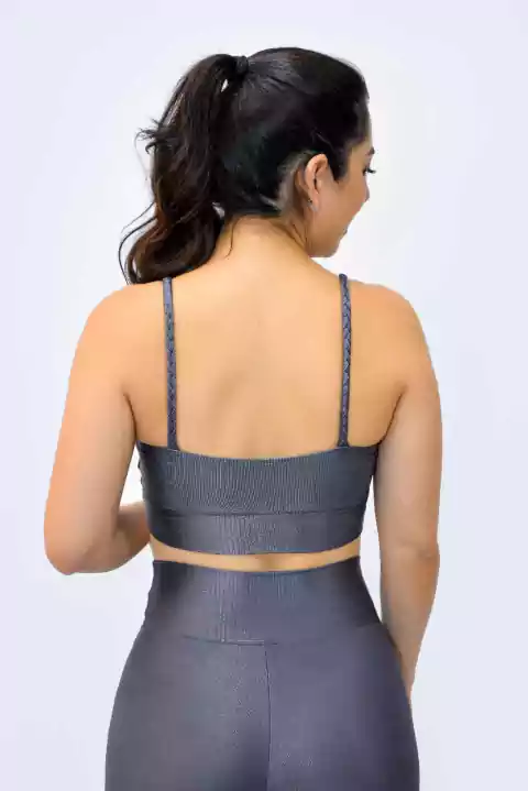 Top Trança Wonder Grafite