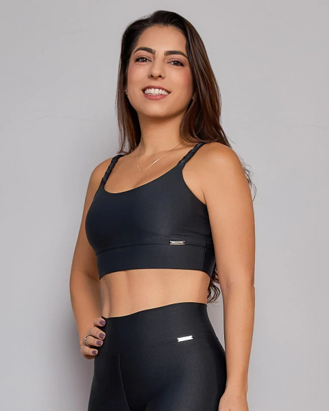 Top Wonder Trança - Ônix Preto - comprar online