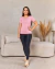 Blusa Isa - Rosa Quartzo - Bella Vita Fitwear