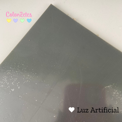 Chapa de acrílico 40x50cm - Cinza Escuro (2mm) - CZ951 - comprar online