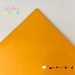 Chapa de acrílico 40x45cm - Amarelo Gema (2mm) - AM201 - comprar online