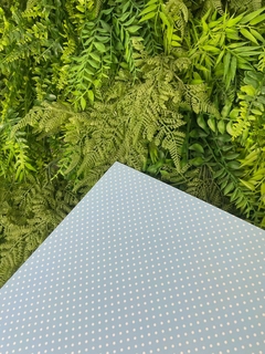 MDF POÁ AZUL CLARO (BOLINHAS) BRILHO - 40x60cm 3mm