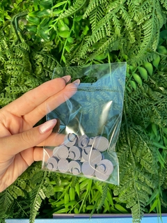 Suporte para aplique em Clips de papel de 50mm 20 unid - Cinza