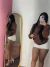 Mini shorts couro na internet