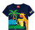 Camiseta Infantil Masculina Kyly Meia Malha - Azul