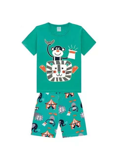 Conjunto macaquinho meninos masculino infantil KYLY