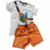 Conjunto verão Dino laranja