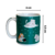 Kit 2 Canecas Cerâmica Para Chá Café Estampa Amo meu Pet 330ml