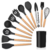 Jogo de Utensílios De Cozinha De Silicone 12 Peças Com Suporte - Inspire Casa