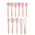 Jogo de Utensílios De Cozinha De Silicone 12 Peças Com Suporte - comprar online