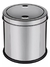 Lixeira Cesto De Lixo Tampa Basculante 5 Litros Inox na internet