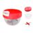 Triturador Alho Manual Processador Picador Fatiador Legumes 400ml - Inspire Casa