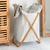 Cesto De Roupa Em Tecido E Bambu Organizador Multiuso - comprar online