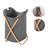 Cesto De Roupa Em Tecido E Bambu Organizador Multiuso - Inspire Casa