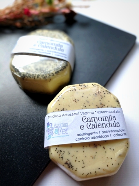 Kit 5 Sabonetes de Camomila e Calêndula