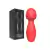 Varinha mágica com sugador de clitóris usb vermelho