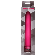Vibrador Personal Aveludado Multivelocidade 17,5cm na internet