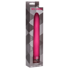 Vibrador Personal Aveludado Multivelocidade 17,5cm - Sensações SS