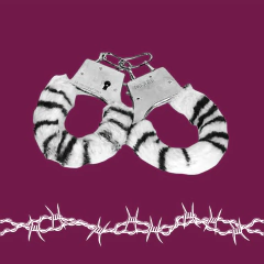Algema de Metal Com Pelúcia - Hand Cuffs - Resistência Nível 2/6 - comprar online