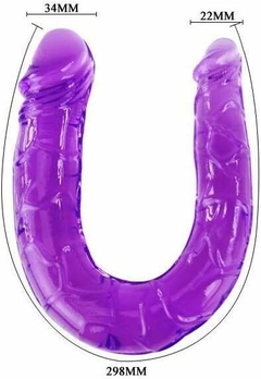 Prótese Boomerang 30cm - Com Veia e Glânde - Sensações SS