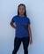 Babylook Feminina DRI-LEVE Azul Marinho - comprar online