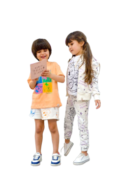 Remera Oversize Mk Friends Durazno en internet
