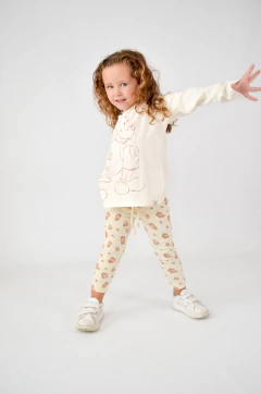 Legging Print Brown