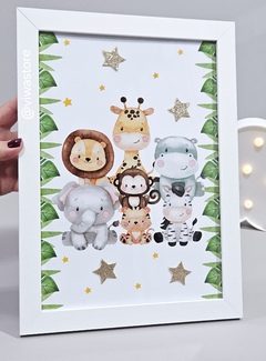 QUADRO TEMA SAFARI BABY