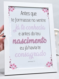 QUADRO VERSÍCULO ( FLORAL )
