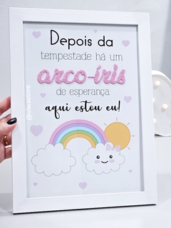 QUADRO VERSÍCULO (BEBÊ ARCO-ÍRIS)
