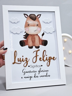 QUADRO NOME + SIGNIFICADO ( CAVALINHO )