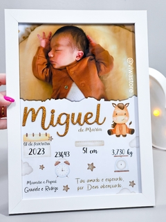 MEU NASCIMENTO COM FOTO (SAFARI BABY)