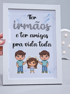 QUADRO FRASE IRMÃOS