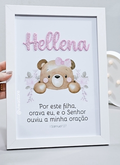 QUADRO NOME + VERSÍCULO (URSINHA BOSQUE)