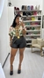 Short couro fake na internet