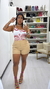 Short couro fake - comprar online