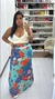 Conjunto saia longa U na internet