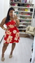 Vestido cordinha U na internet