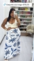 Conjunto saia longa U - loja online