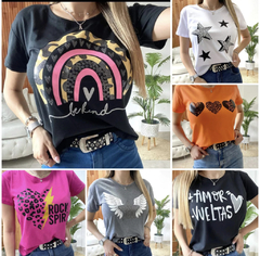 PACK PROMO Remeras Algodón X 5