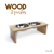 Wood - Dos puestos