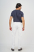 CALÇA BRANCA DE SARJA MASCULINA SPORT FINO - 7523215 na internet