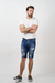 BERMUDA JEANS MASCULINA COM RASGO - comprar online