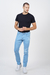 CALÇA JEANS SLIM CLARA MASCULINA COM PUÍDOS - comprar online