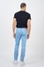 CALÇA JEANS SLIM CLARA MASCULINA COM PUÍDOS na internet